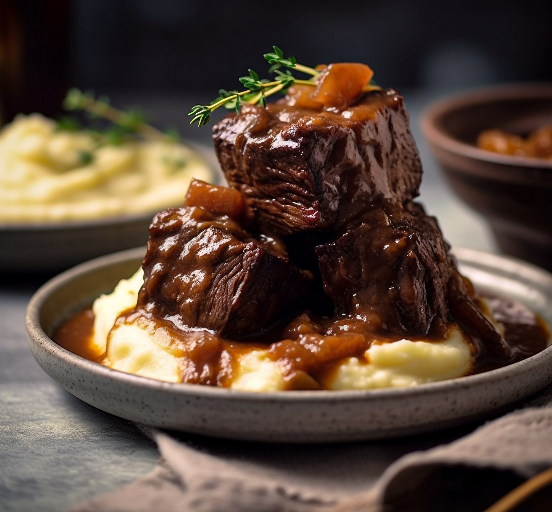 Beer Braised Beef Short Ribs Good Real Food