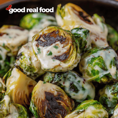 Creamy Brussels Sprouts - Good Real Food