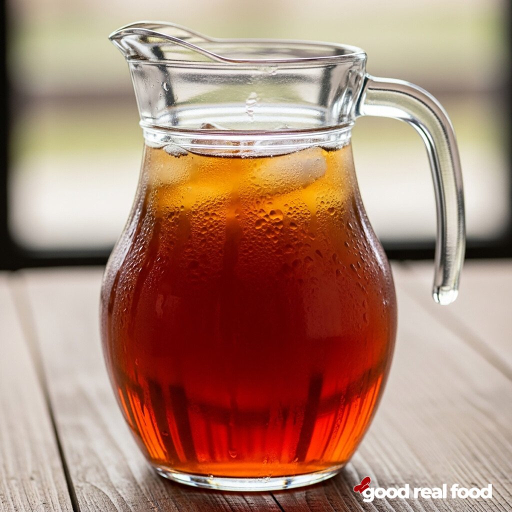 A pitcher of Sweet Tea.