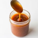 A mason jar of French Dressing.