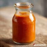 A jar of homemade Catalina dressing.